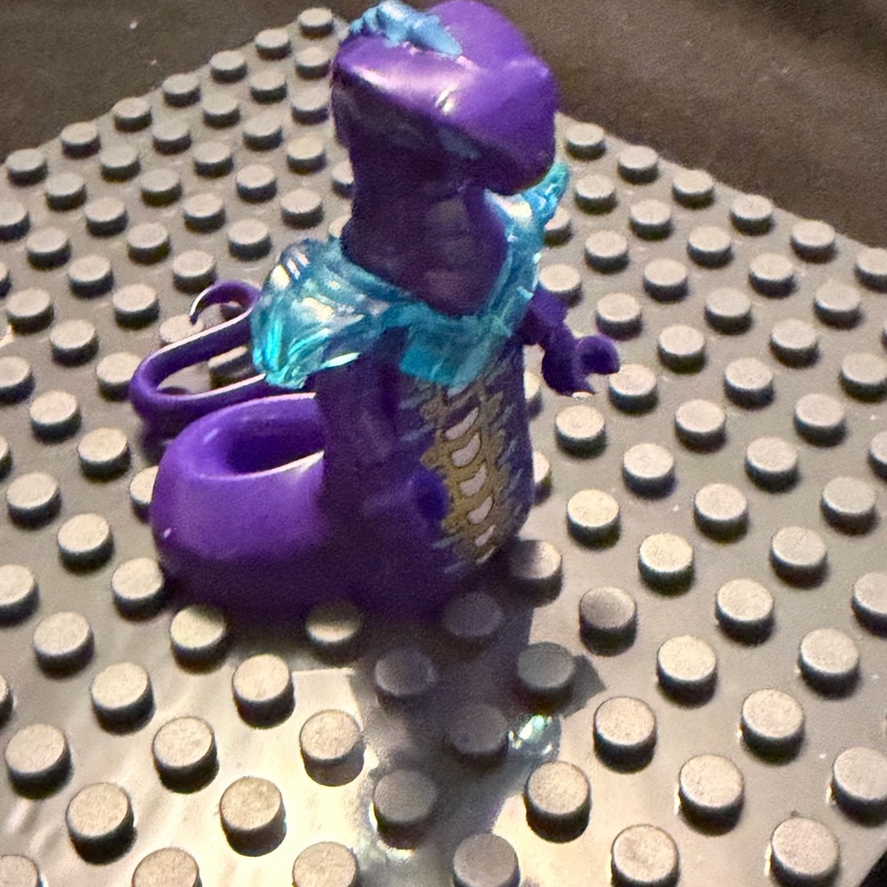 Custom purple snake Minifigure